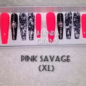 Extra Long Lux Press-On Nail Sets (Coffin Shape)